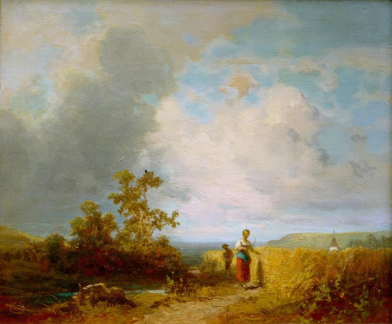 Høster ved høst af Carl Spitzweg