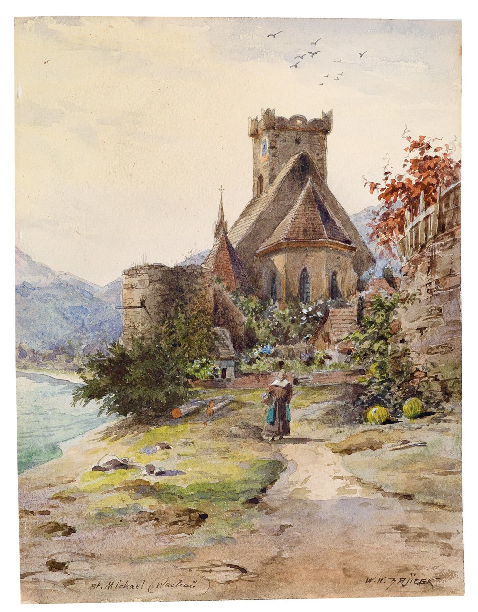  St. Michael Wachau af Carl Wenzel Zajicek