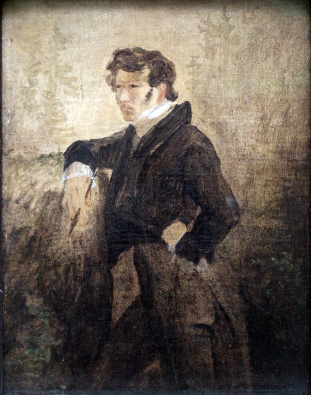 Selvportræt af Carl Blechen