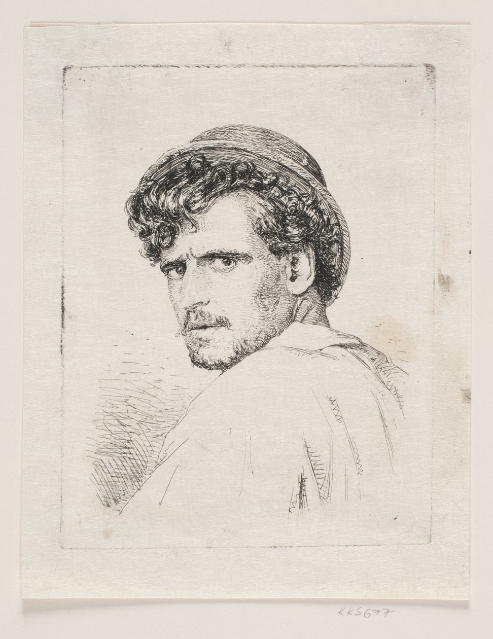Hoved af en Italiener af Carl Bloch