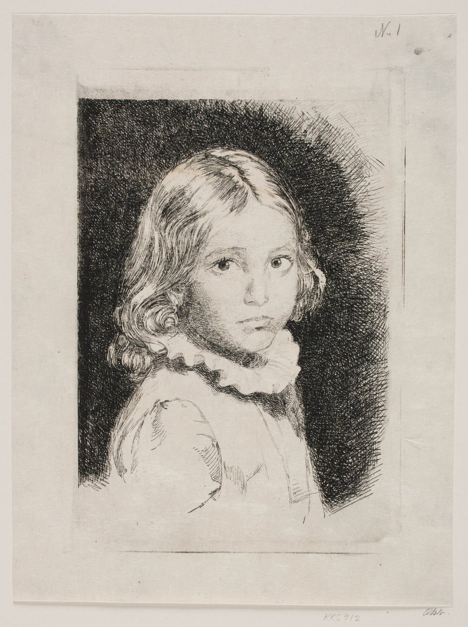 Portræt af Clara Emilie Rose Bloch af Carl Bloch