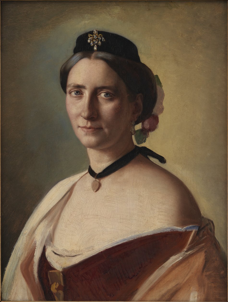 Kunstnerens Hustru, Alma Bloch, født Trepka af Carl Bloch