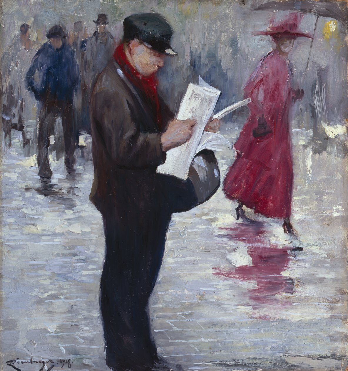 Avissælger af Carl Doernberger