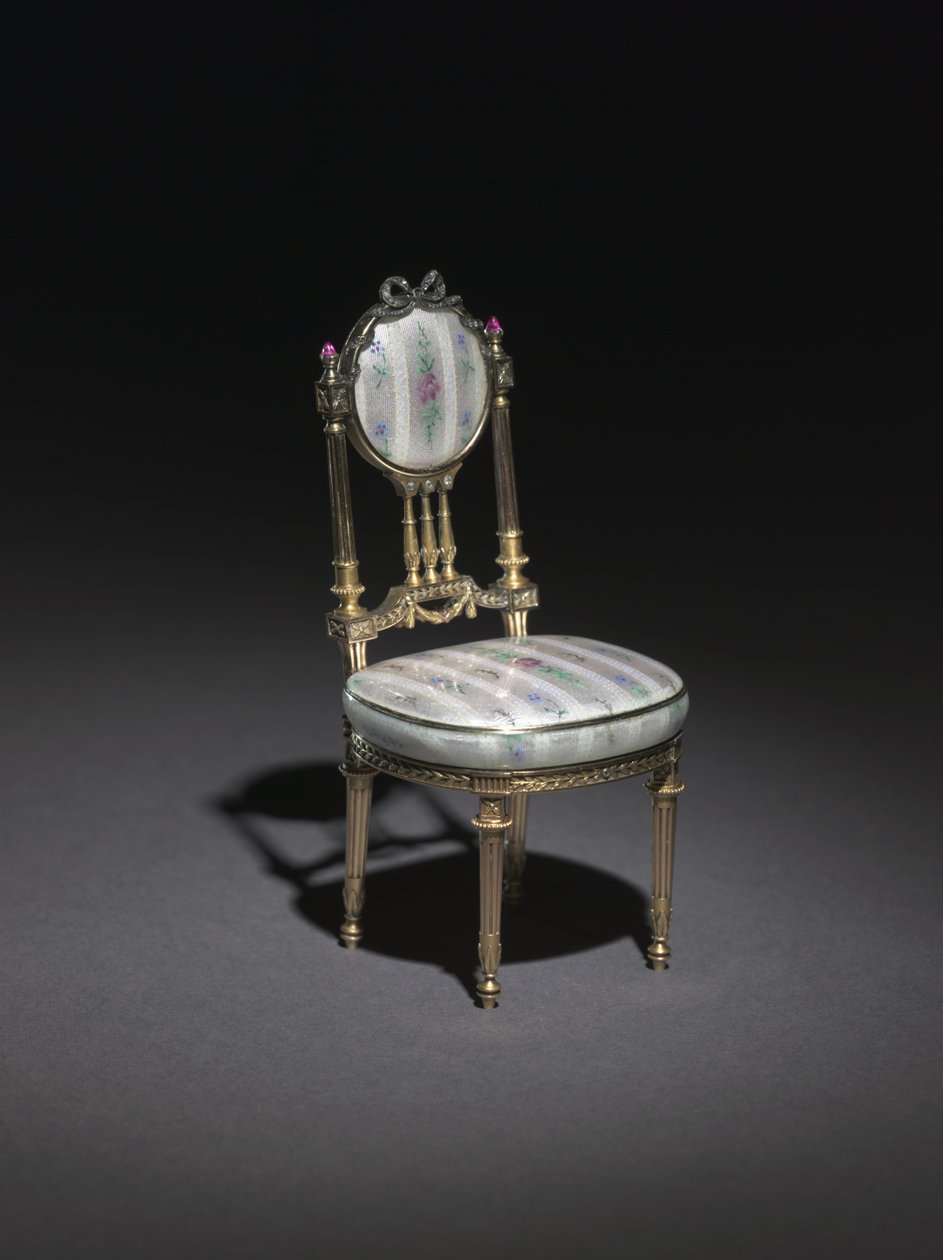 Miniature Chair, 1896-1906dani af Carl Fabergé