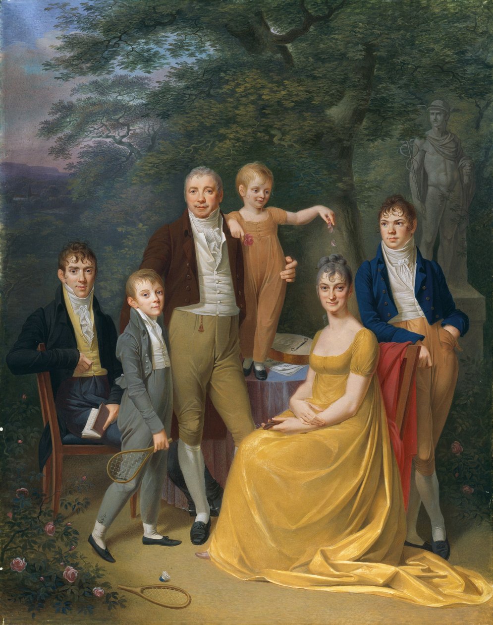 Familieportræt af Carl Friedrich Demiani