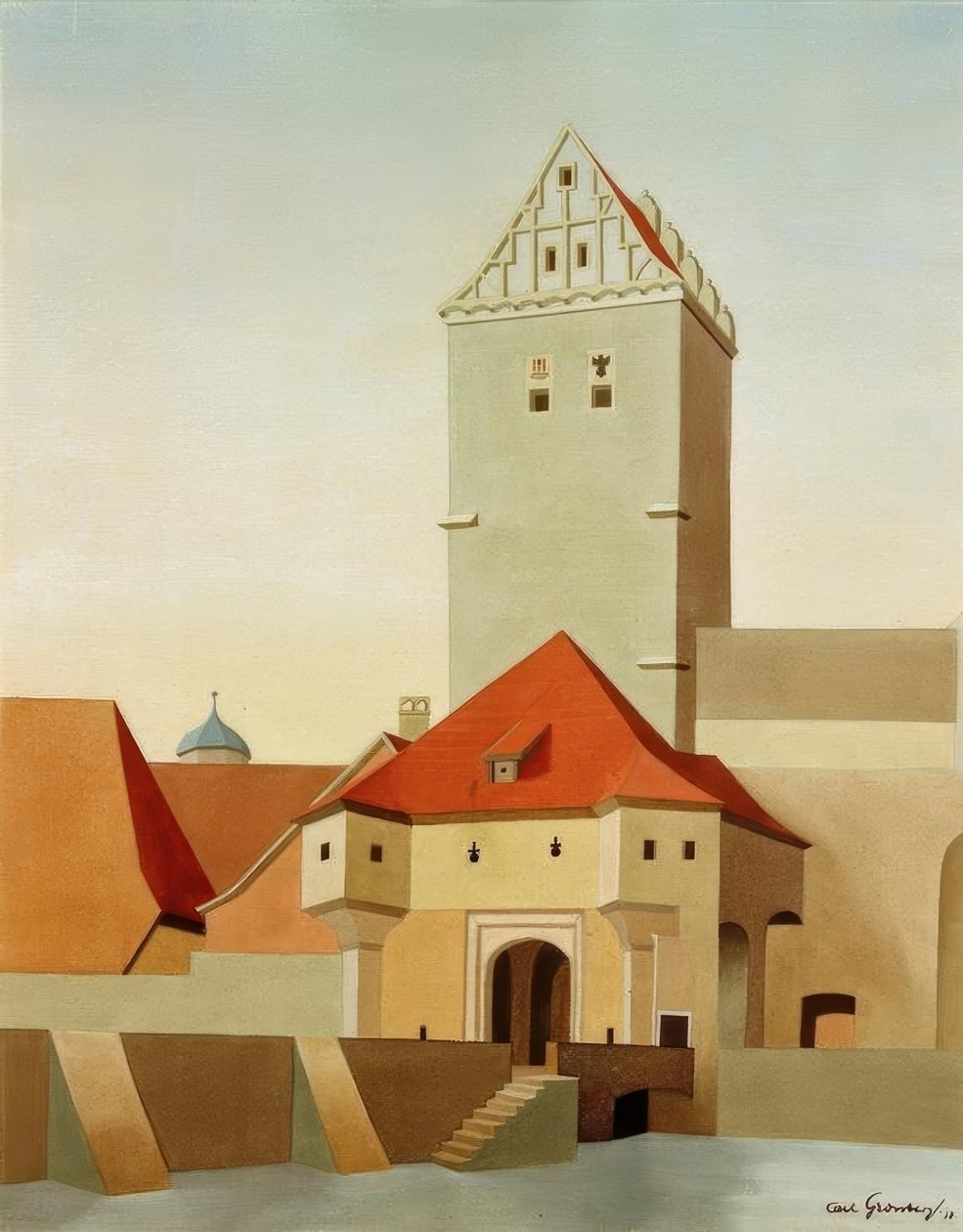 Dinkelsbühl - Rothenburger Tor af Carl Grossberg