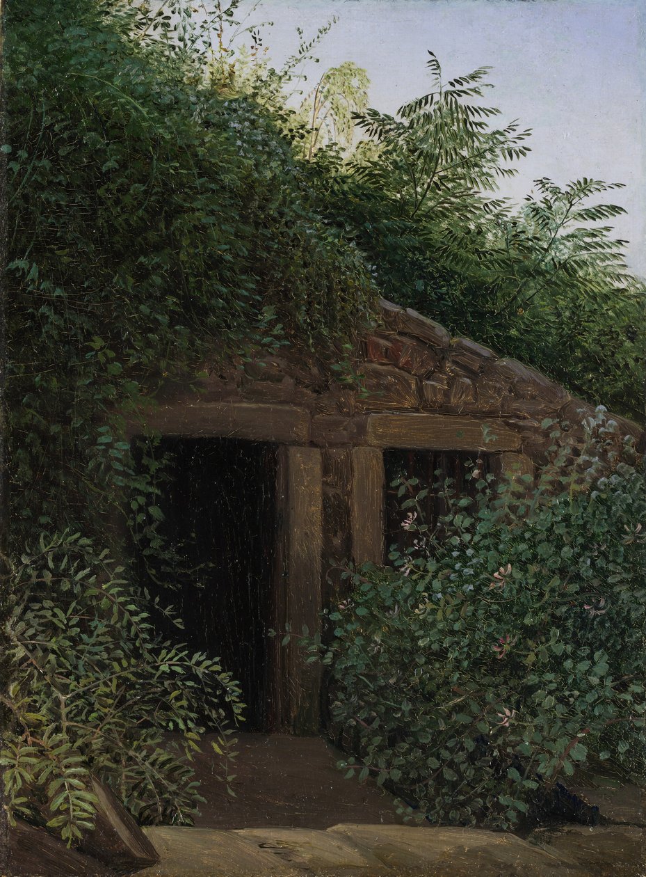 En forvokset mineskakt, ca. 1824. af Carl Gustav Carus