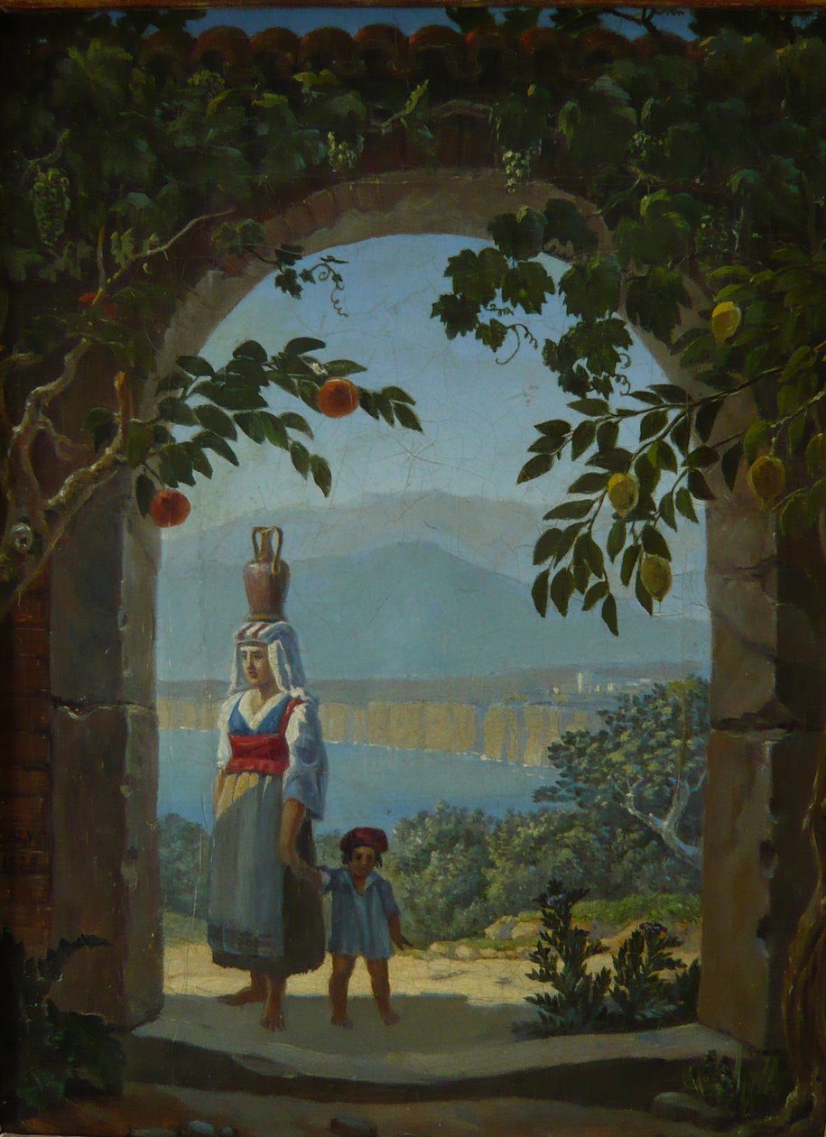 Hukommelse af Sorrento af Carl Gustav Carus