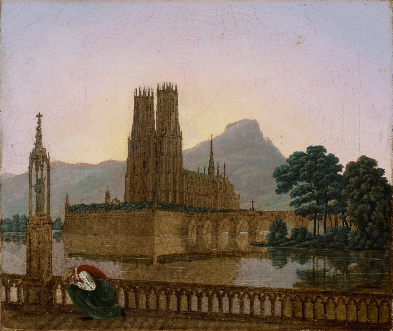 Gotisk katedral af Carl Gustav Carus