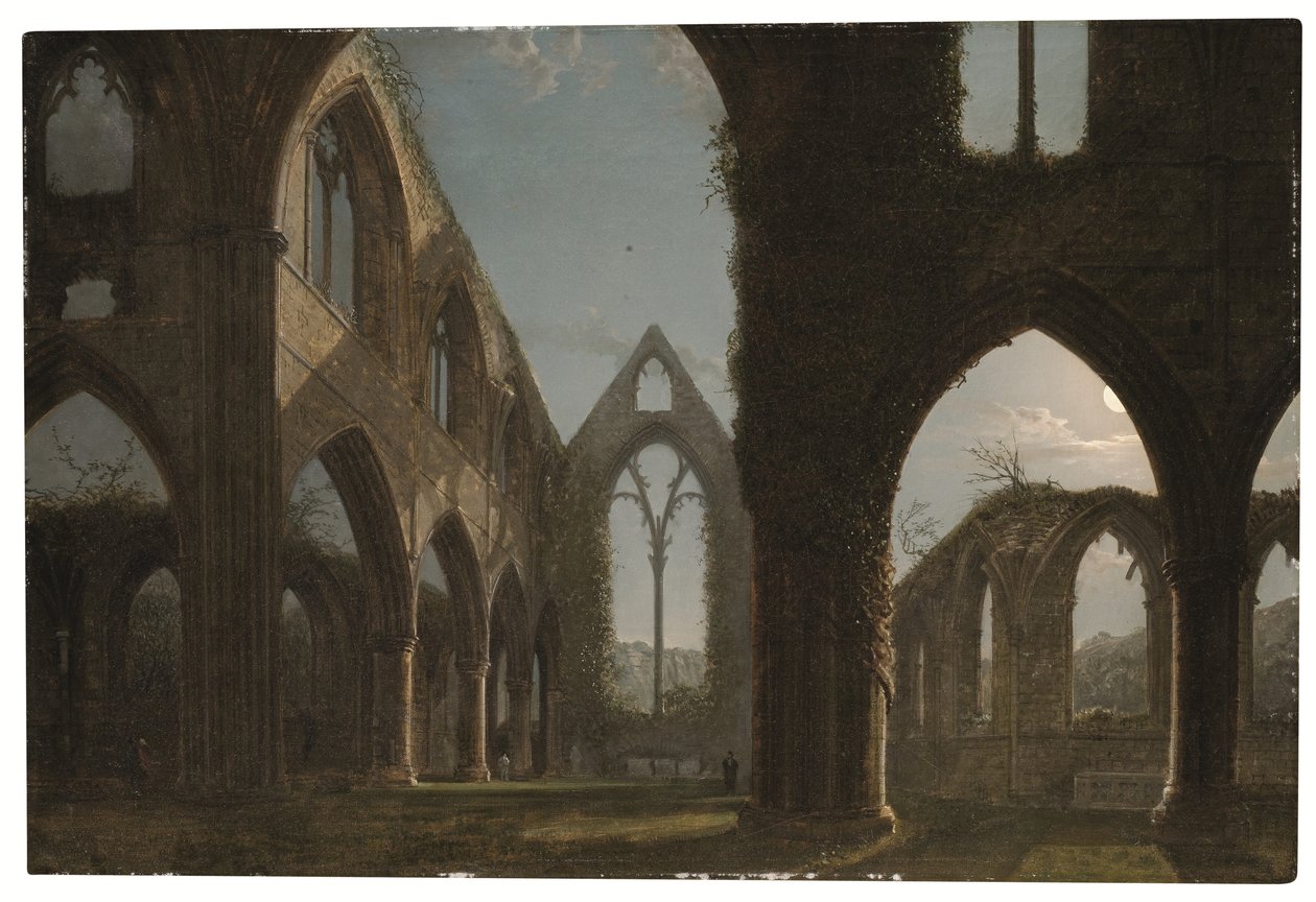 Tintern Abbey (olie på lærred) af Carl Gustav Carus