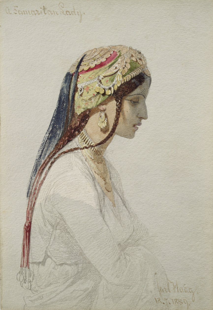 En samaritansk dame, 1859 af Carl Haag