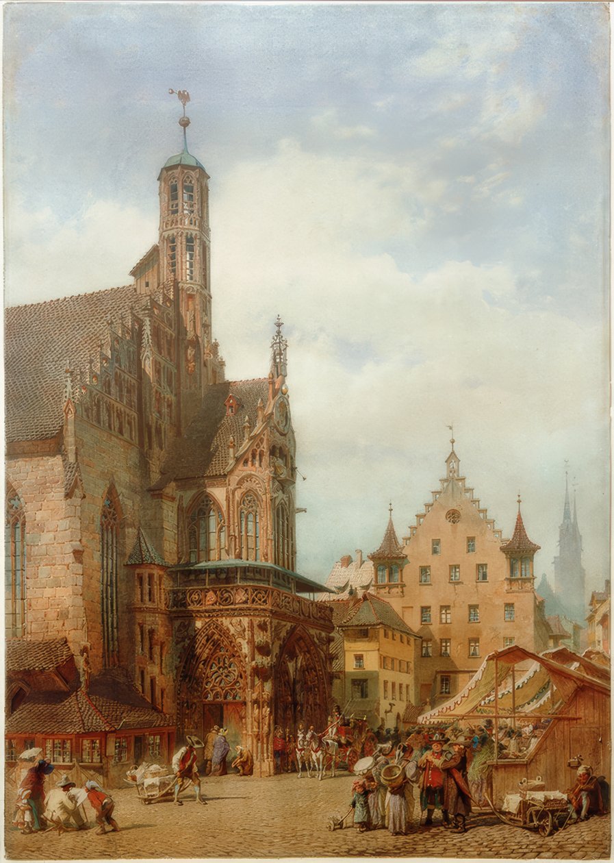 Frauenkirche i Nürnberg af Carl Haag