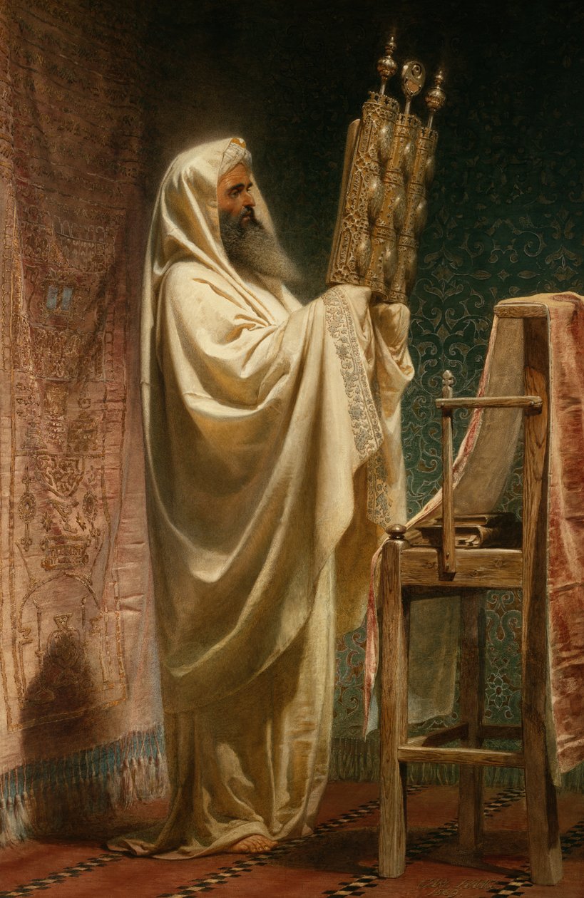 Kaheen Amran, 1869 (wc på papir) af Carl Haag