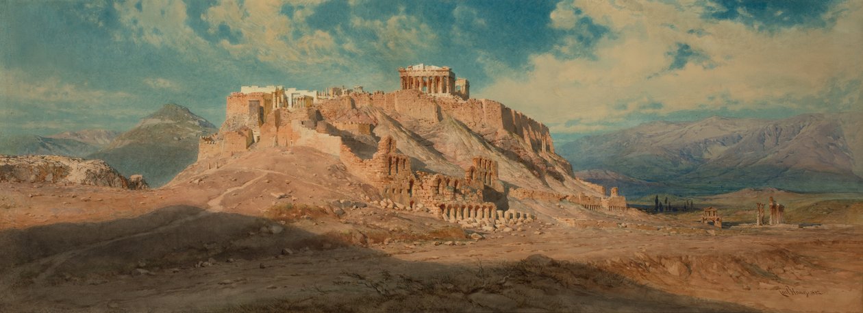 Akropolis af Carl Haag