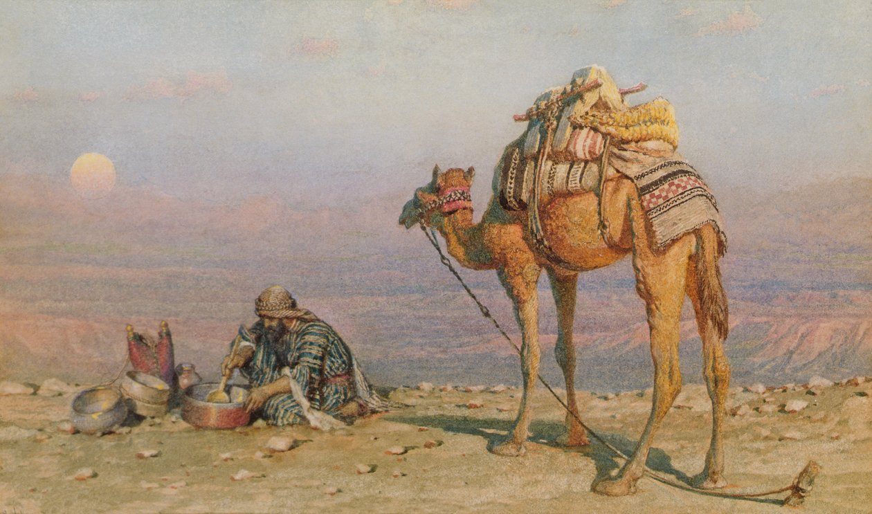 Aftensmåltidet, 1881 af Carl Haag