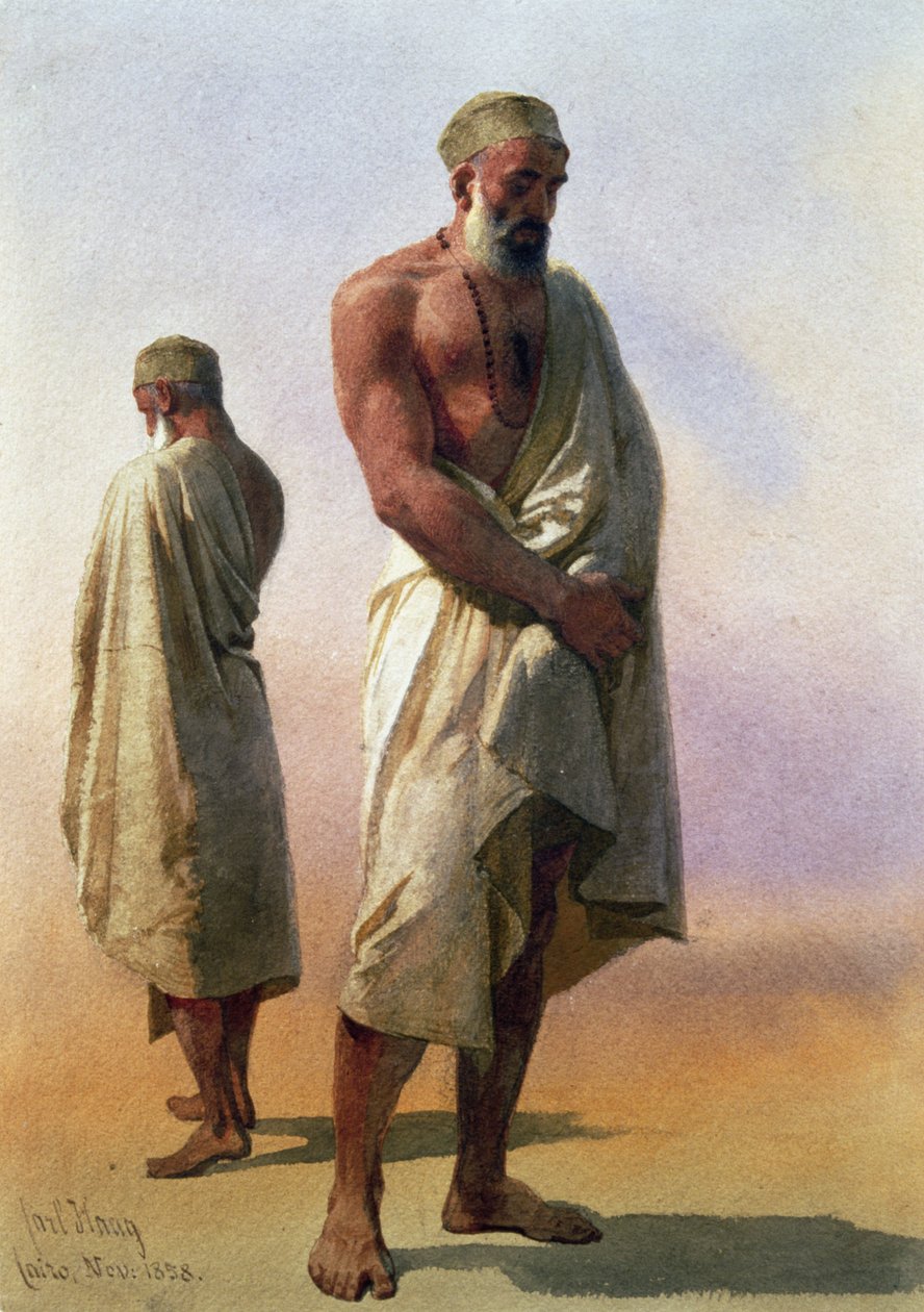 To Dervisher, 1858 af Carl Haag