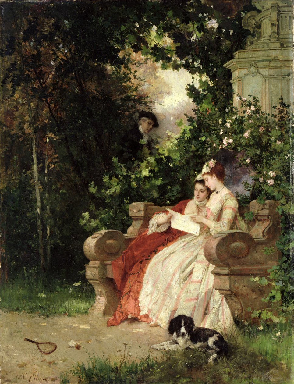 Lyttefængeren, 1868 af Carl Heinrich Hoff