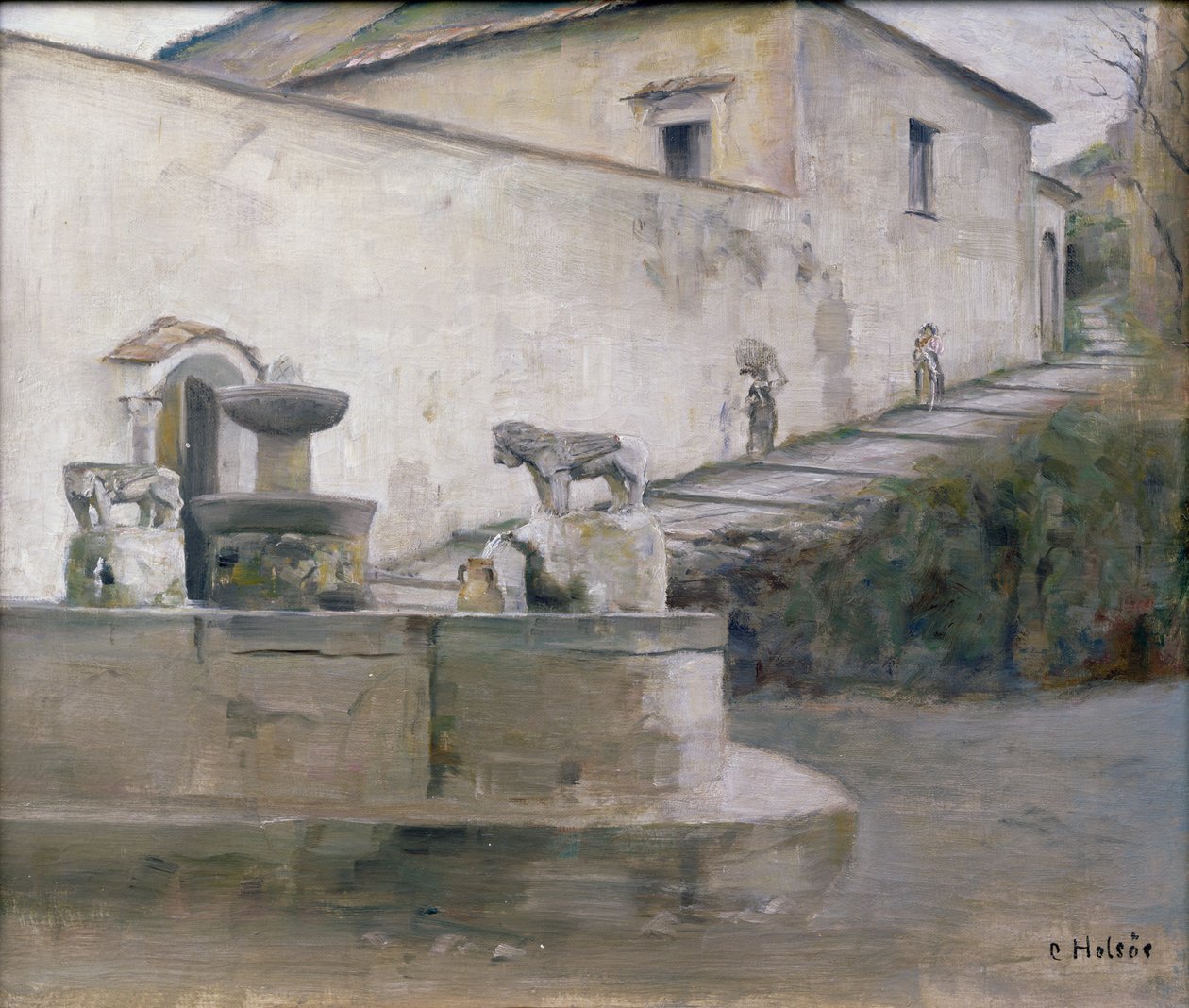 Springvandet, Italien af Carl Holsoe