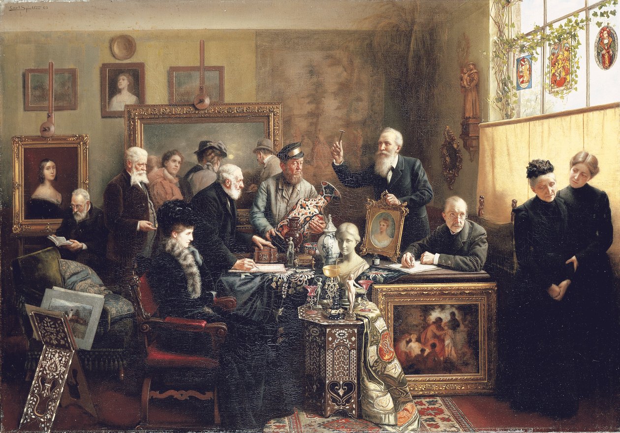Ejendomsauktionen, 1903 af Carl Johann Spielter