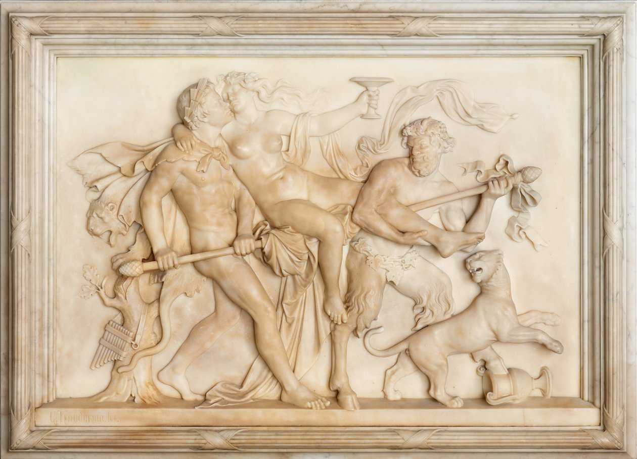 Bacchante procession af Carl Kundmann