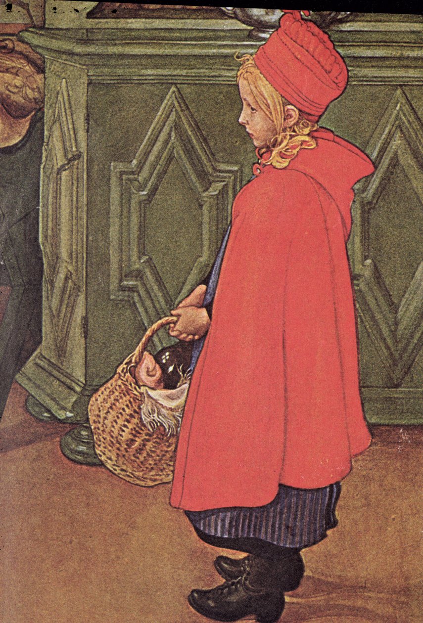 Bringe indkøbene hjem af Carl Larsson