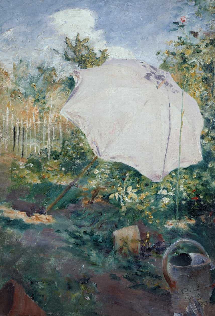 Puutarha ja Gretz af Carl Larsson