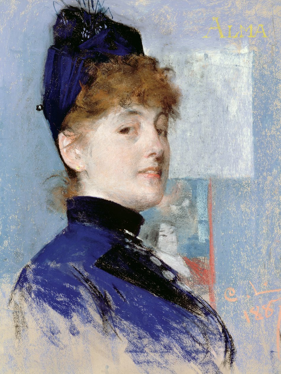 Portræt af Alma af Carl Larsson