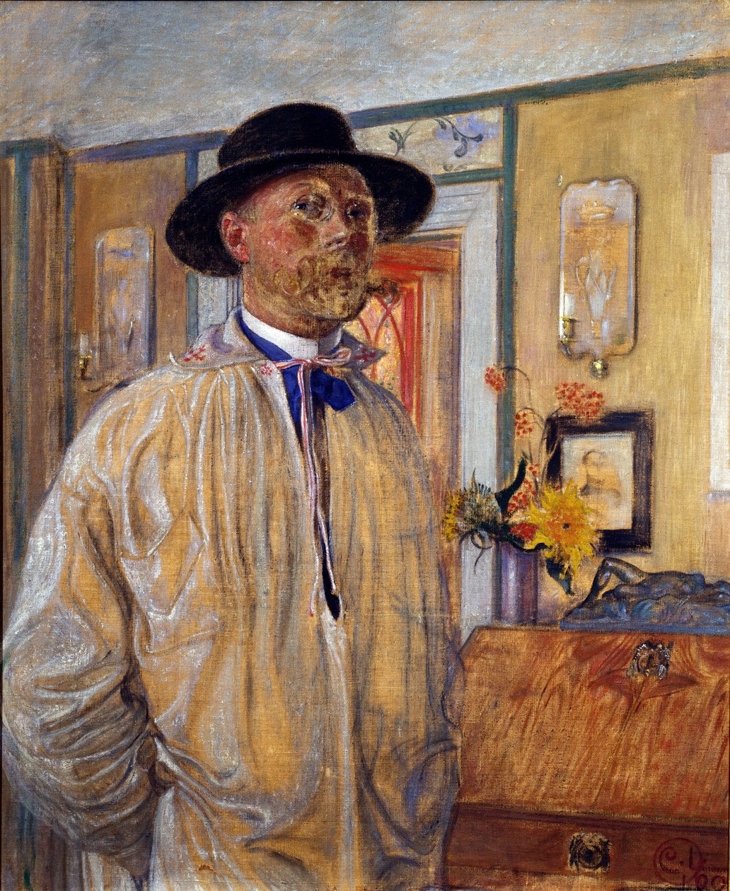 Selvportræt af Carl Larsson
