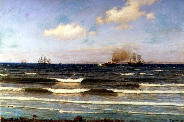 Marinelandskab, Skagen af Carl Locher