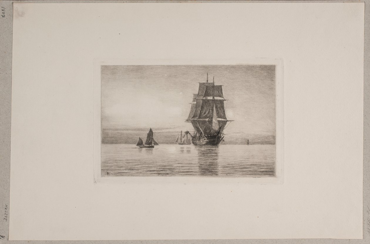 Stille aften i Nordsøen af Carl Locher