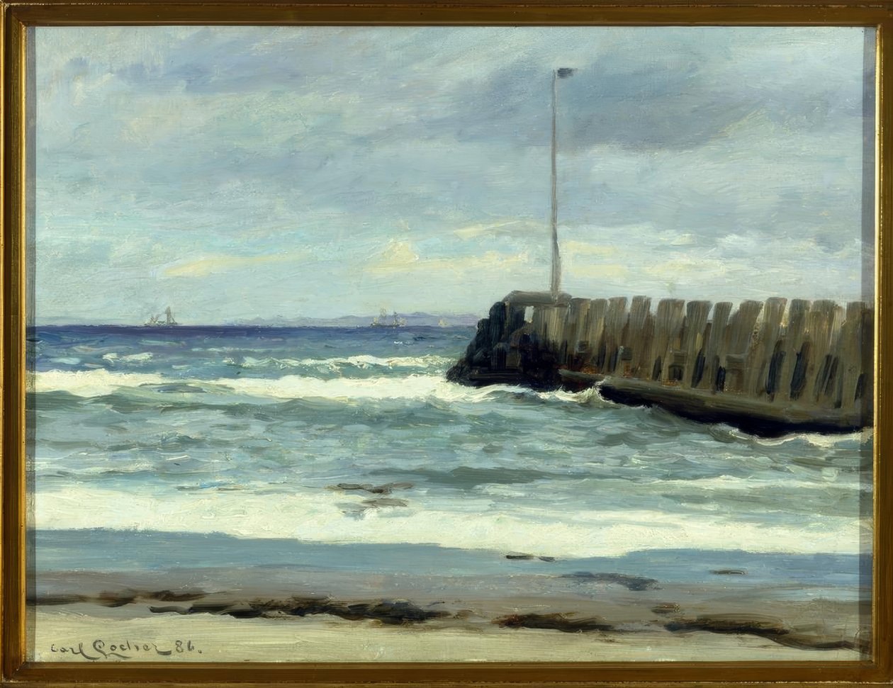På stranden af Carl Ludvig Locher