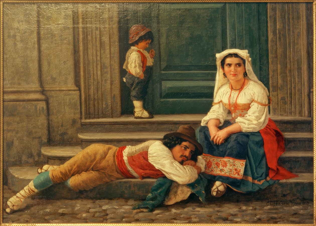 C.L.Jessen, italiensk hyrdefamilie af Carl Ludwig Jessen