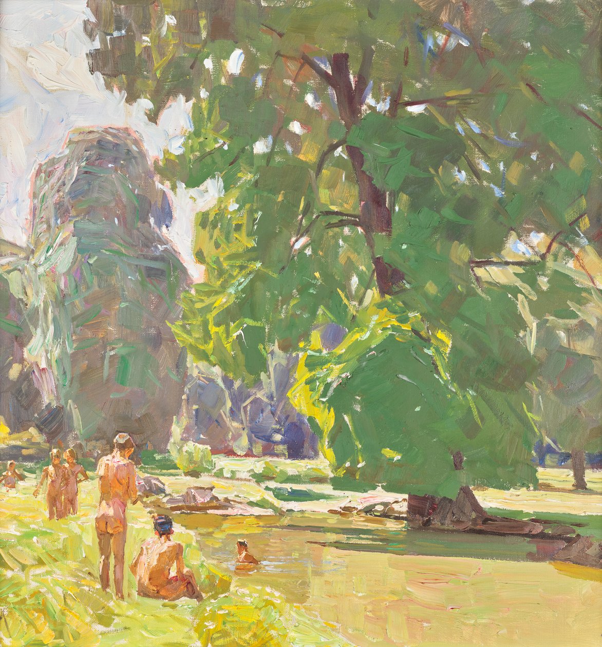 Fra Wiener Prater II af Carl Moll