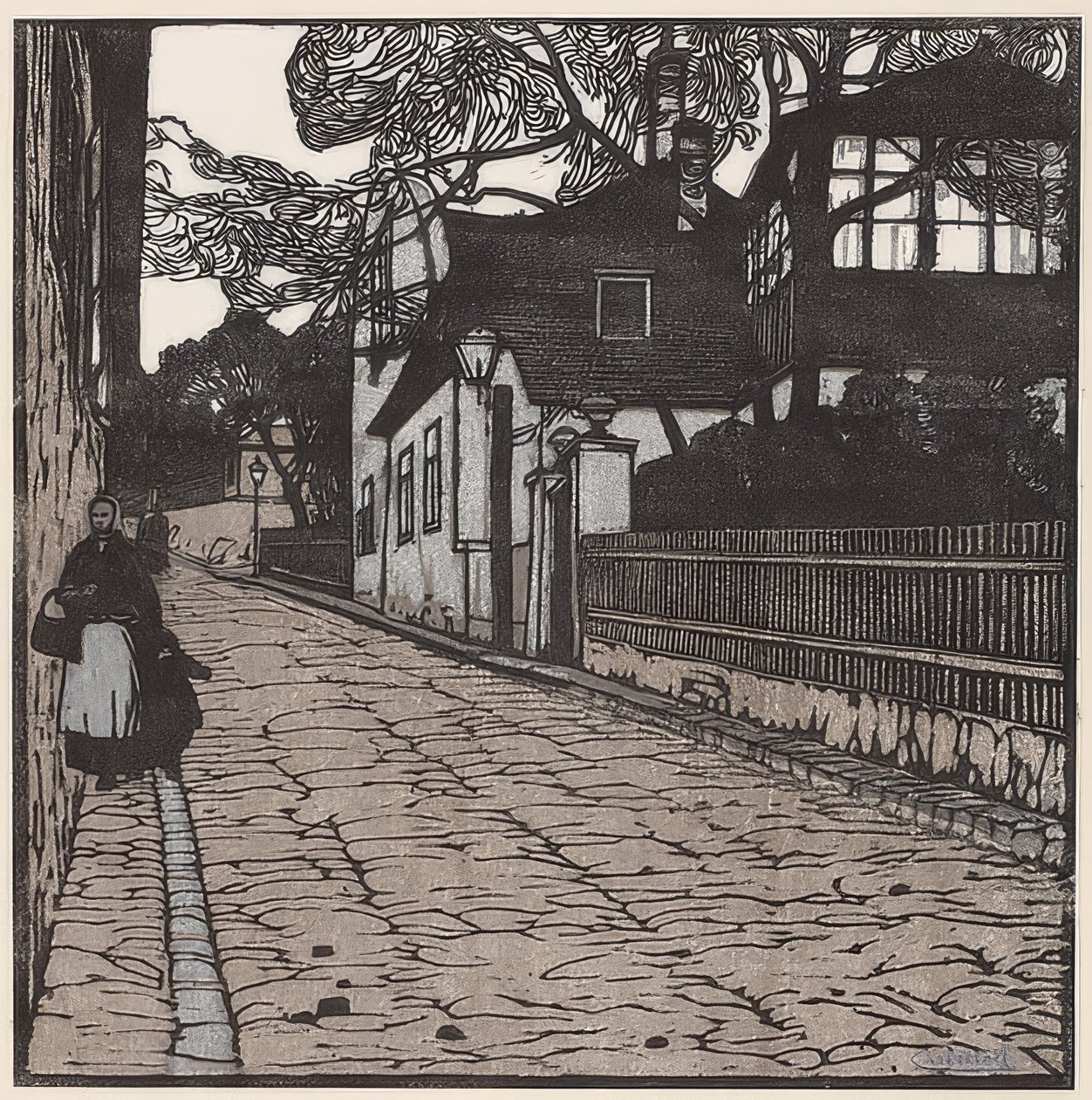 Therese Krones-huset. 1902 af Carl Moll
