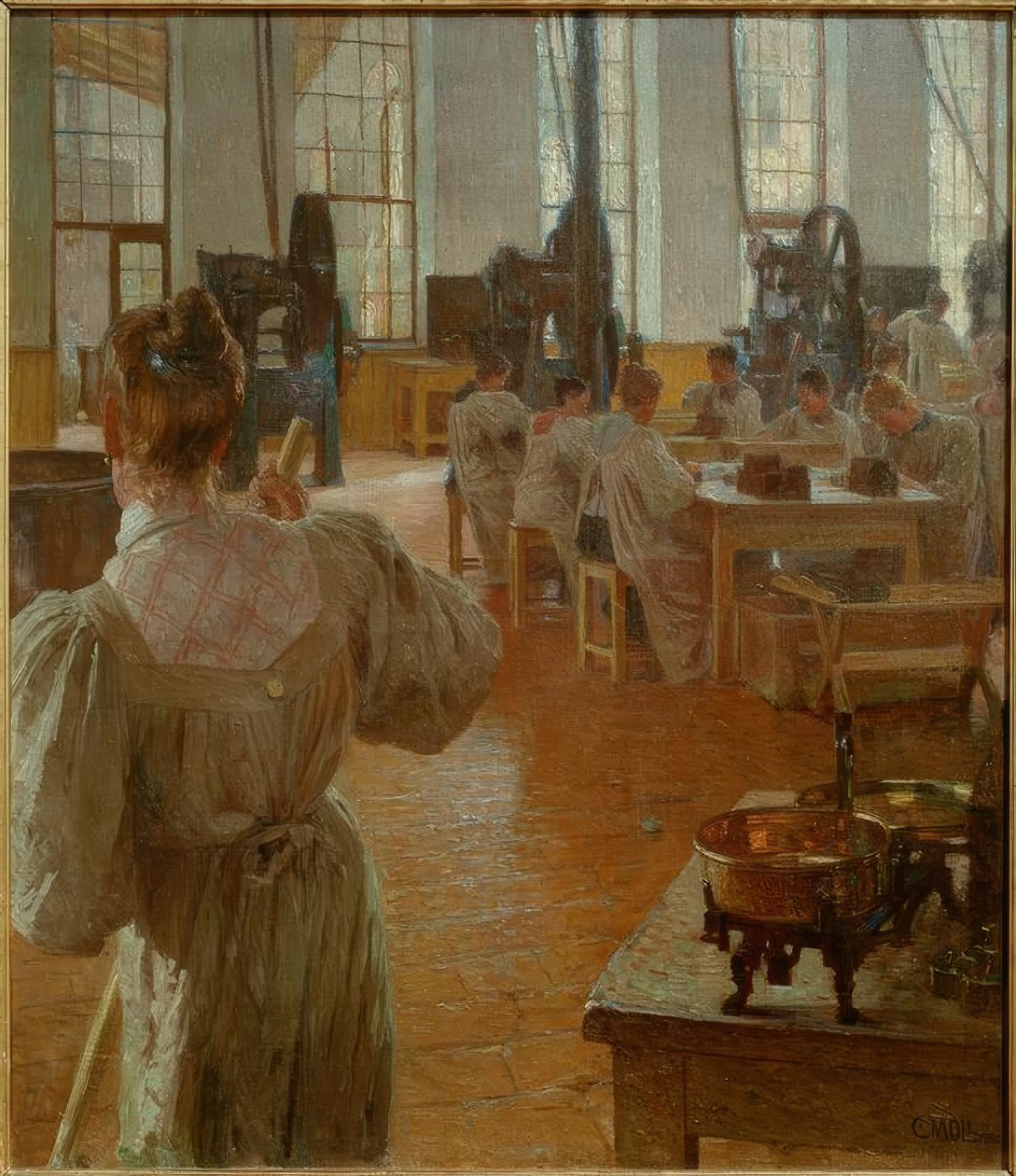 I kaffeagentfabrikken af Carl Moll