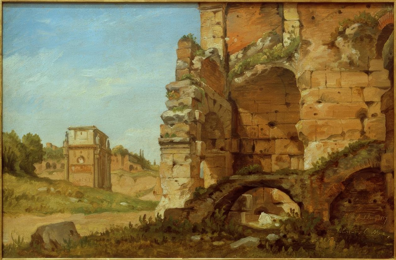 C. Morgenstern, Colosseum i Rom af Carl Morgenstern