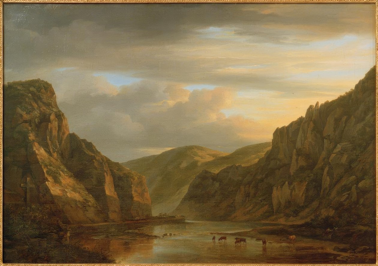 C.Morgenstern, Stegfels i Nahe-dalen af Carl Morgenstern