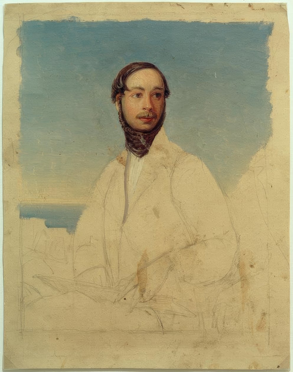 Carl Morgenstern / selvportræt 1835 af Carl Morgenstern