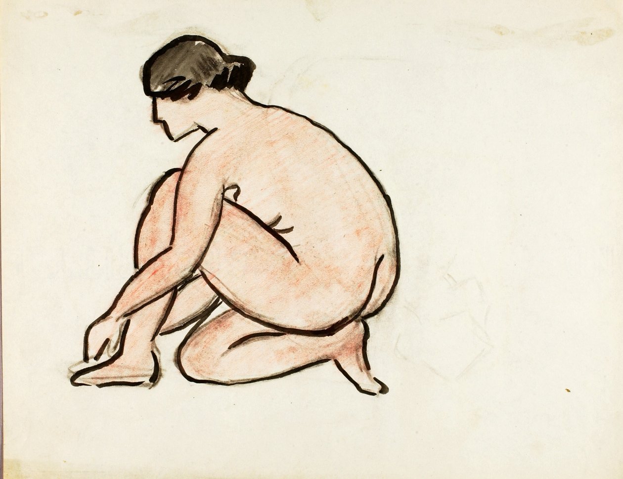 Kvindelig figur af Carl Newman