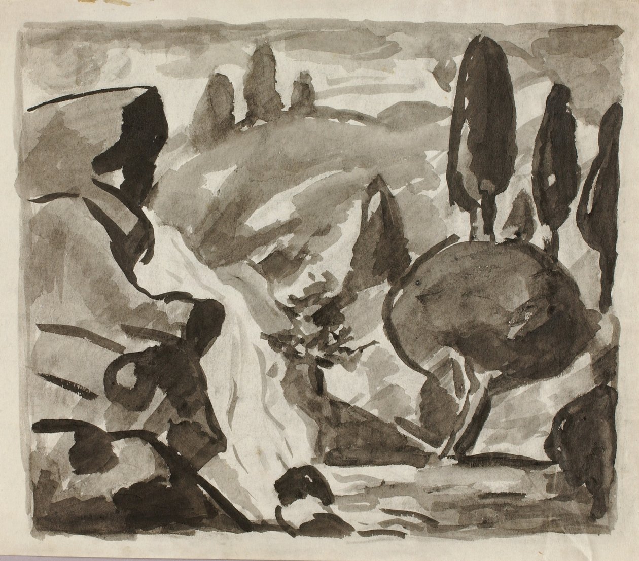 Landskab af Carl Newman