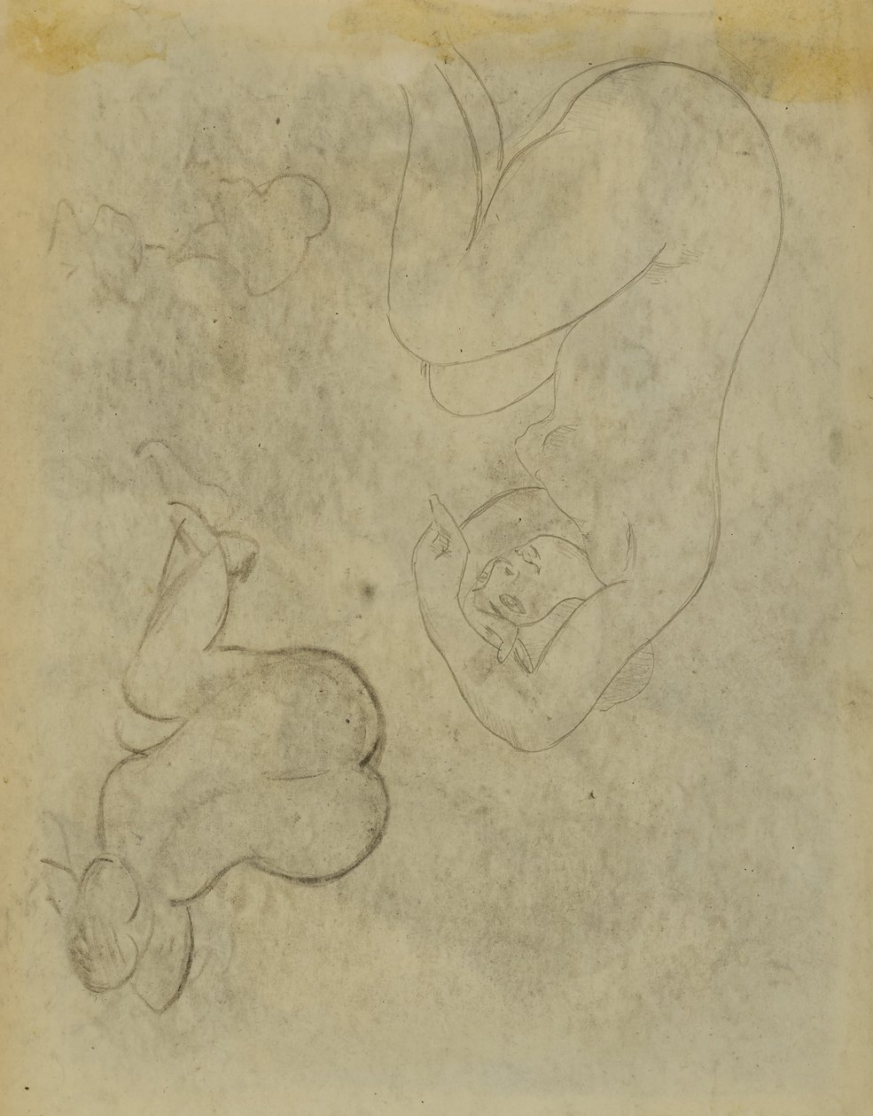 To studier af kvindelige figurer af Carl Newman