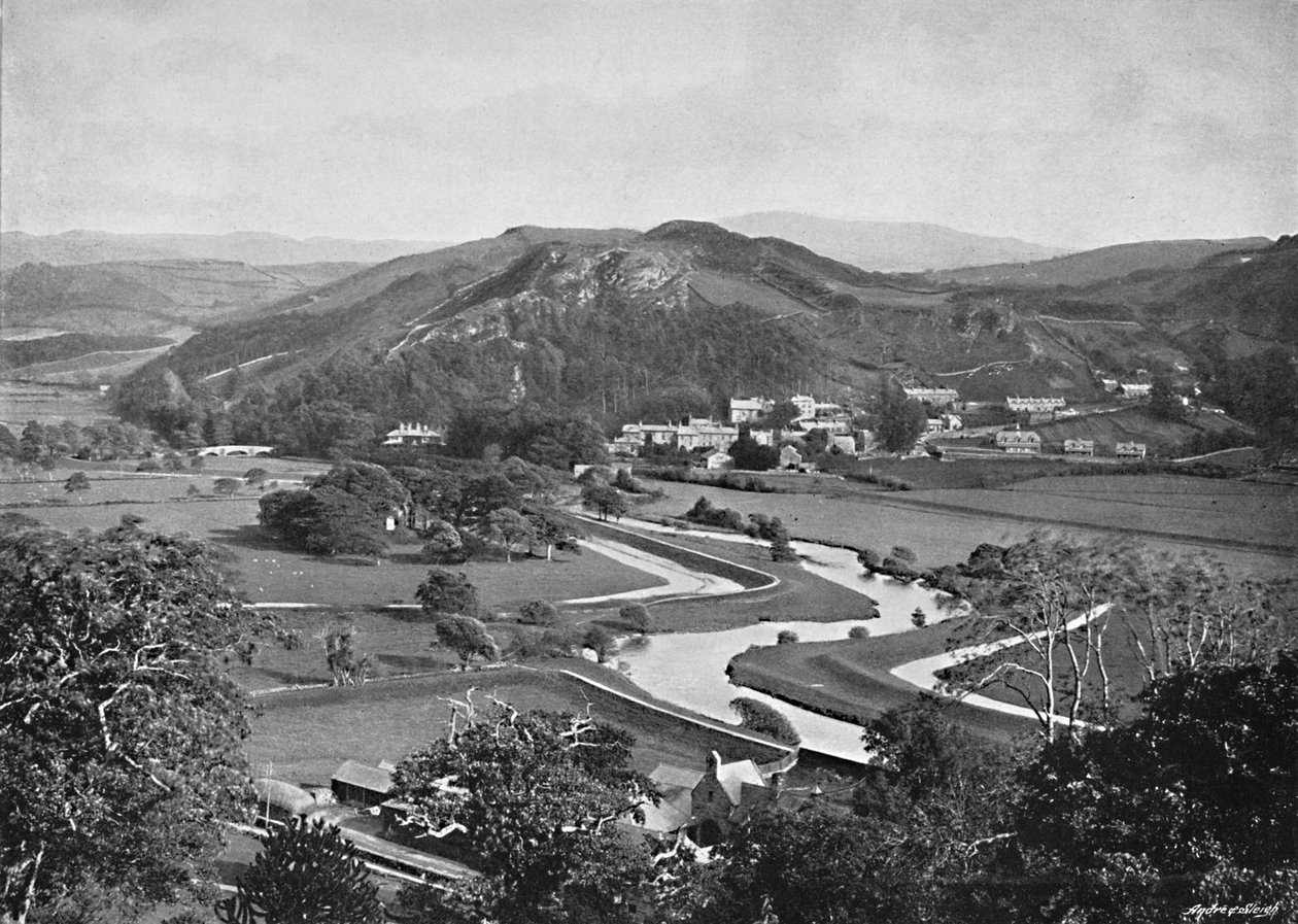 Ffestiniog-dalen, c1896 af Carl Norman