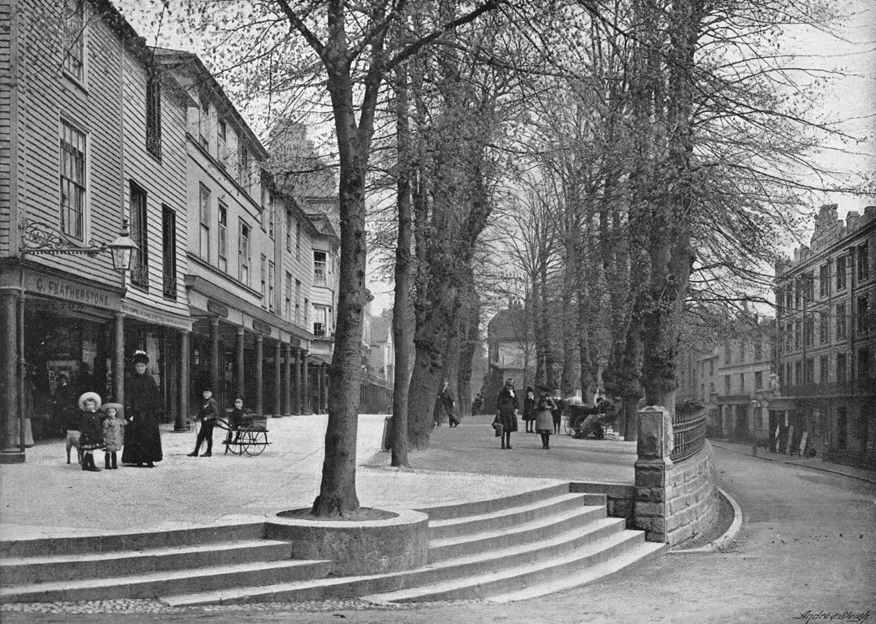 The Pantiles, Tunbridge Wells, c1896 af Carl Norman