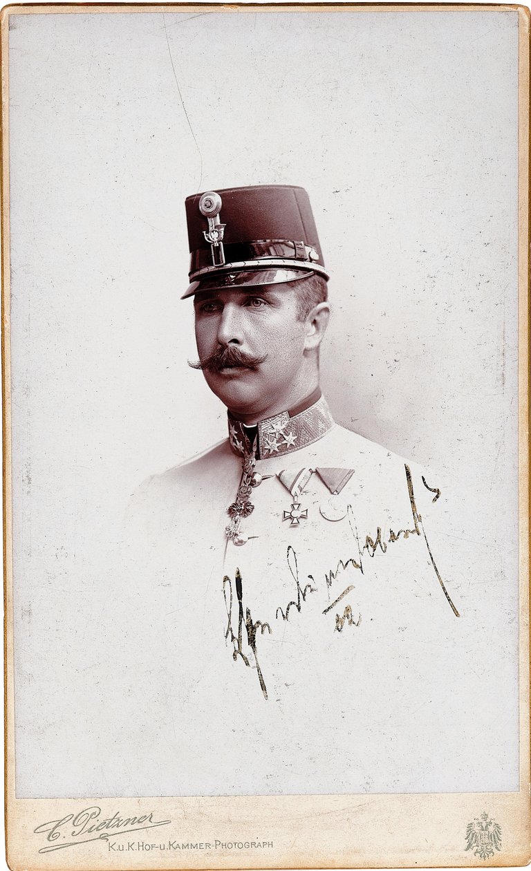 Ærkehertug Franz Ferdinand af Østrig, 1902. af Carl Pietzner