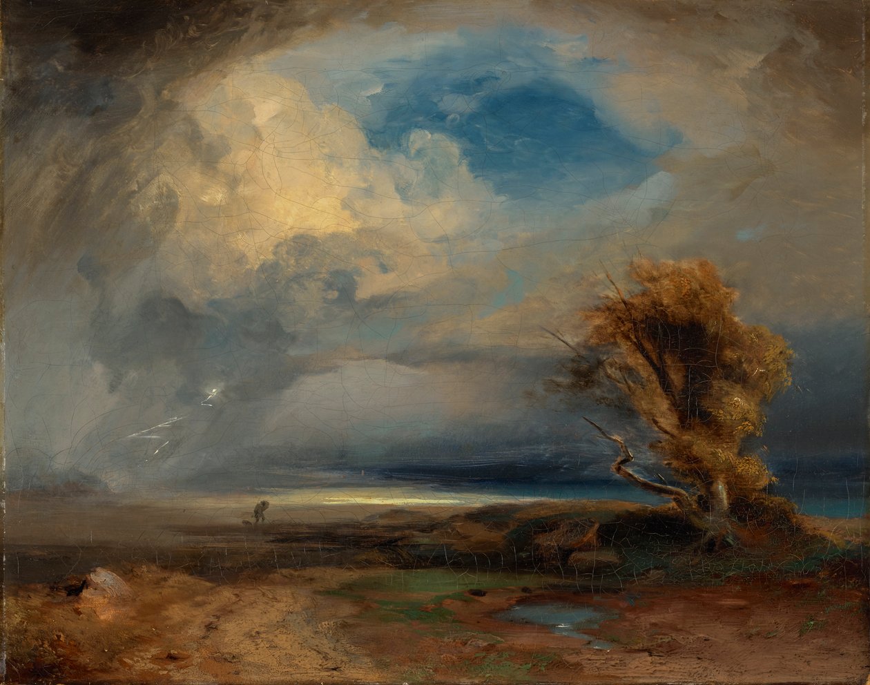Kosmisk stormlandskab af Carl Rottmann