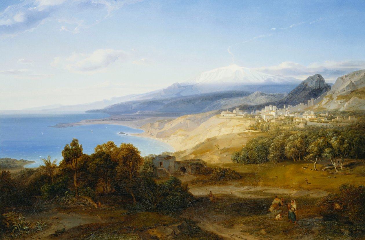 Taormina, af Carl Rottmann