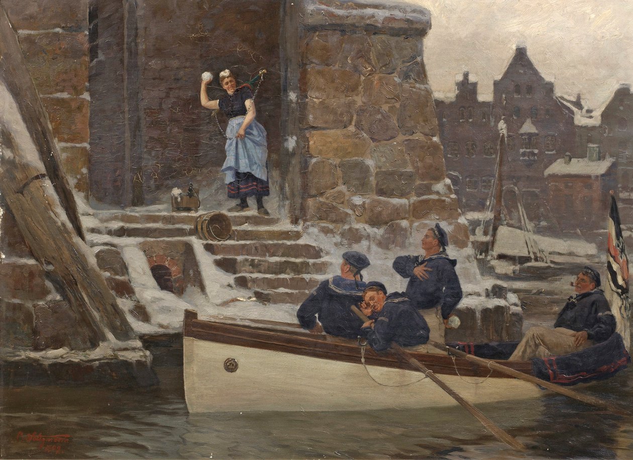 Carl Saltzmann - Fredsforsikring, 1909 af Carl Saltzmann