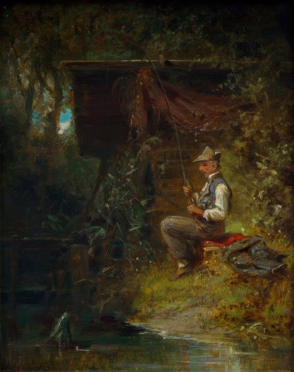 Fiskeren af Carl Spitzweg