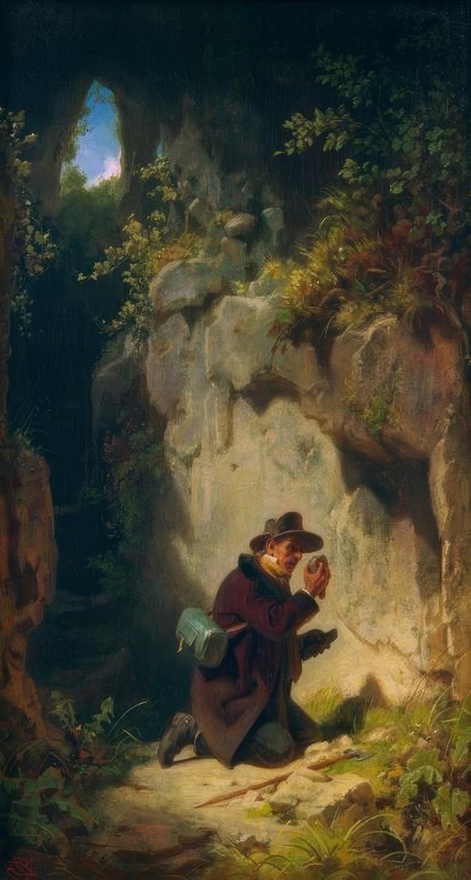 Geologen af Carl Spitzweg