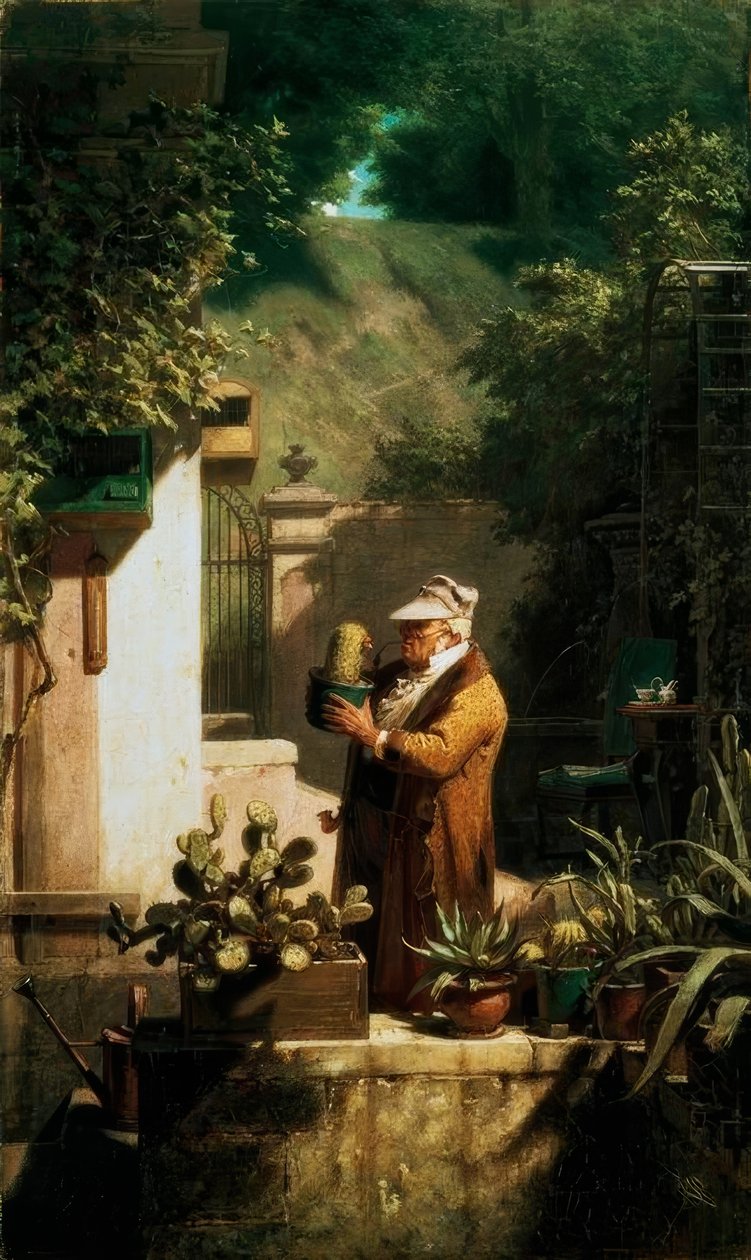 Kaktusvennen af Carl Spitzweg